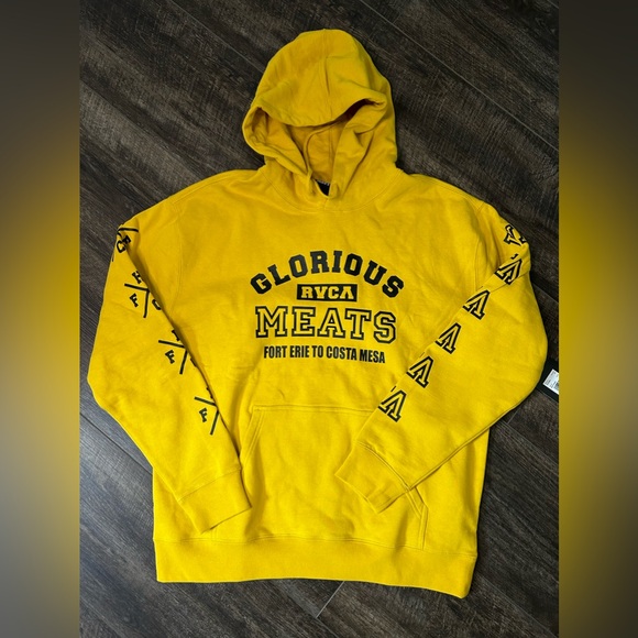 RVCA Other - RVCA Matty Hoodie Large Gold Glorious Meats